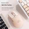 Wolf A3 Dual Mode Wireless Bluetooth Rechargeable Mouse for Office and Gaming