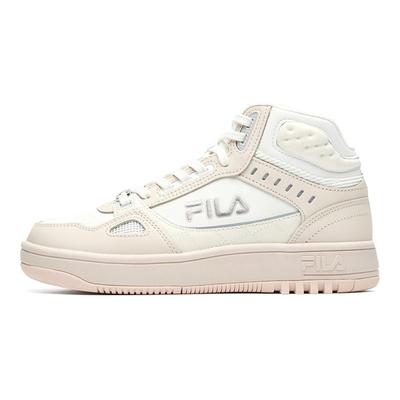 Comfortabele Dagelijkse Schokabsorberende Duurzame Mid-Top Retro Basketbalschoenen Dames sneaker Roze Wit F12W141211FST