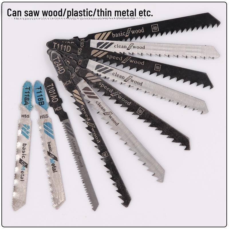 Premium 10-Piece Curved Saw Blade Set for Wood and Metal