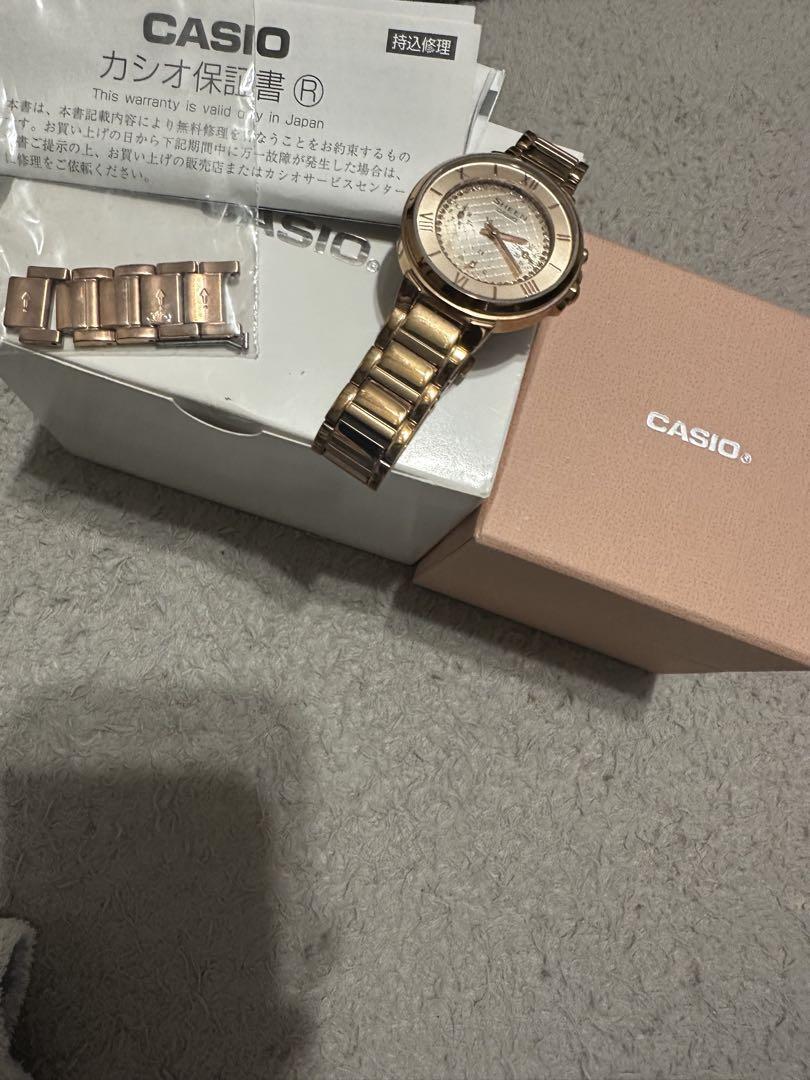 

[USED] Upcoming Clearance! Discounted! CASIO SHEEN Gold Watch