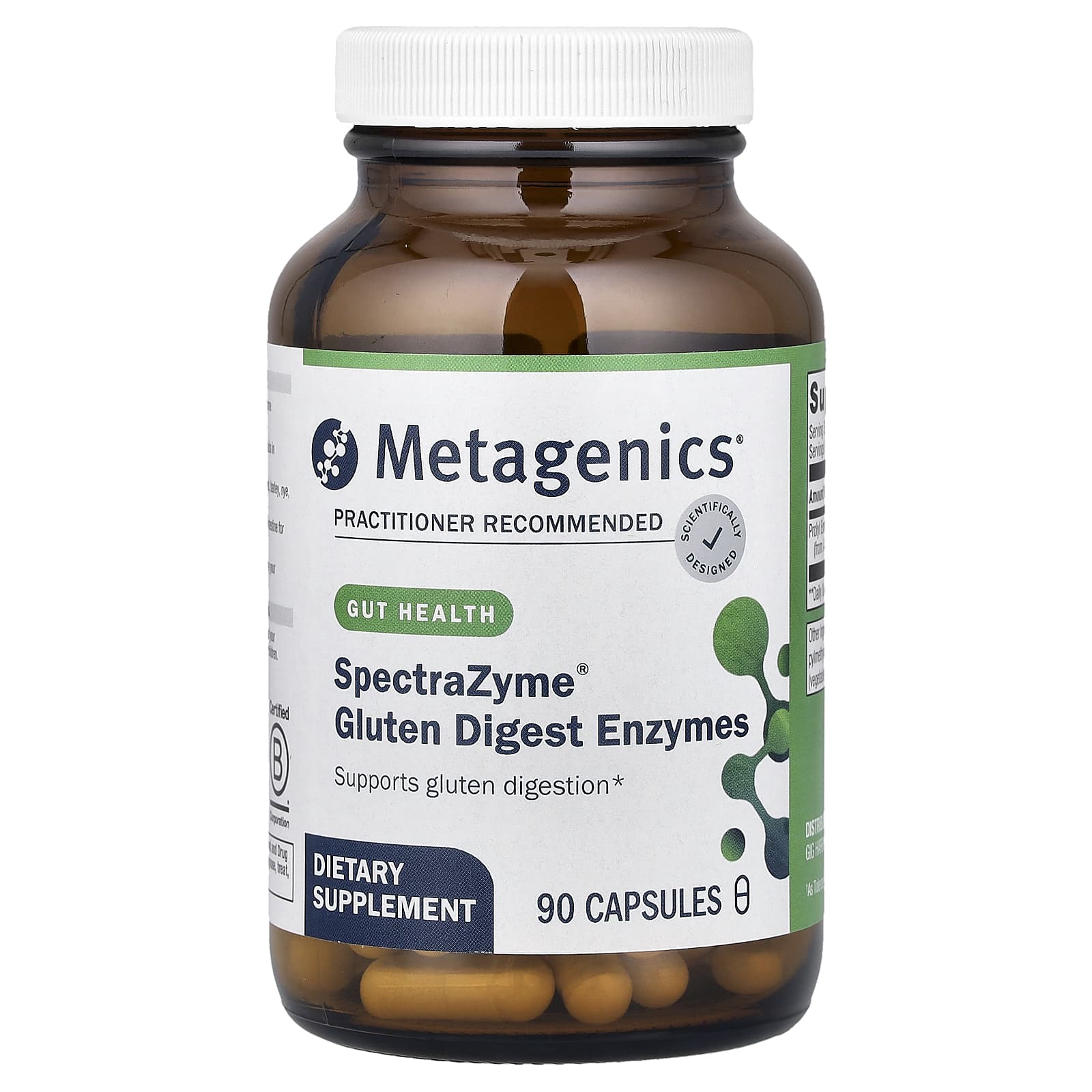 

Spectrazyme® Gluten Digestive Enzyme, 90 Capsules (138Mg per Capsule)