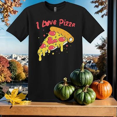 I Love Pizza Shirt, Pizza Lover T-shirt T Shirt Men Women Unisex Tshirt SY474