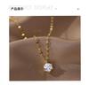 Korean Style Diamond Zirconia Clavicle Necklace for Women - Retro Fashion, Simple & Trendy Ornaments