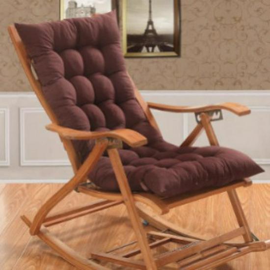 Thickened Winter Rocking Chair Cushion for Recliners and Folding Chairs