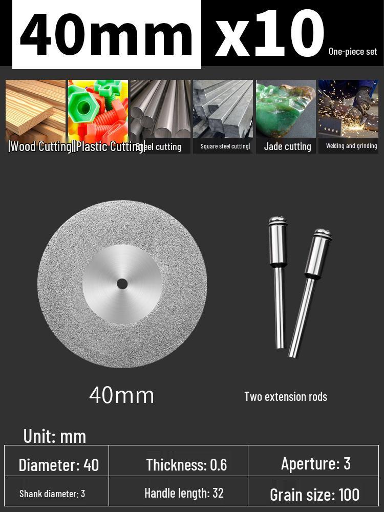 Diamond Grinder Cutting Disc for Drill and Glass Jade Grout Saw Blade