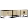 TV Cabinet in Sonoma Oak 150 x 35 x 41 cm Particleboard and Metal