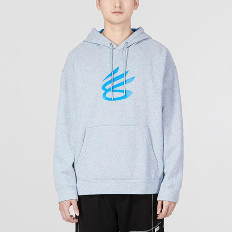 Under Armour Sweatshirts Men's Light Gray Hooded Moderate Regular 1374298-465