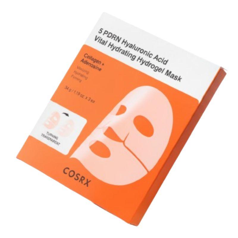 COSRX 5 PDRN Hyaluronic Acid Vital Hydrating Hydrogel Mask 34g X 3sheets