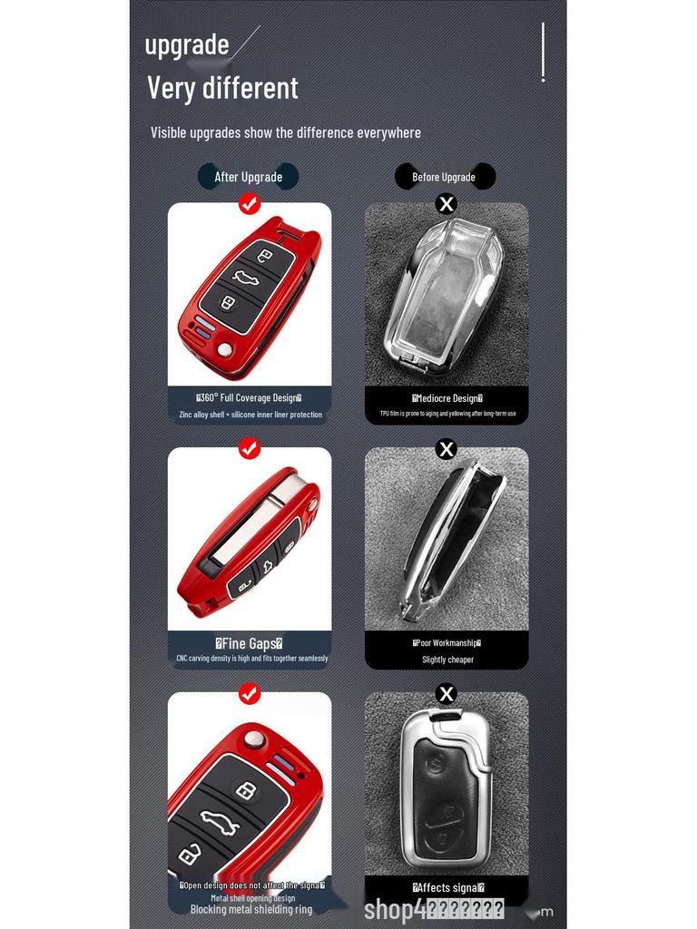 JAC Refine M3/M4/M5/M2/V7 Key Cover & Protective Shell for Buckle iEV6E New Energy