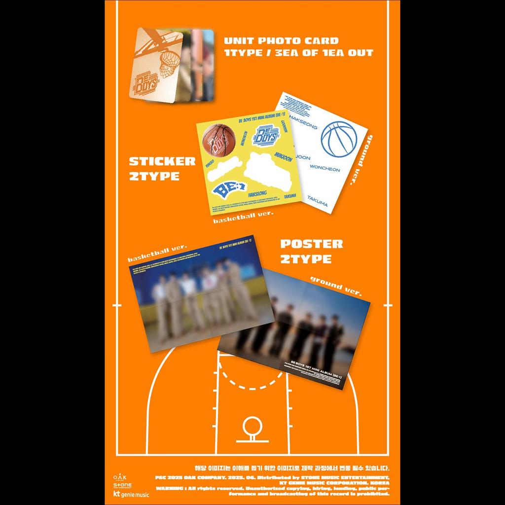 BE BOYS [BE:1] 1st Mini Album