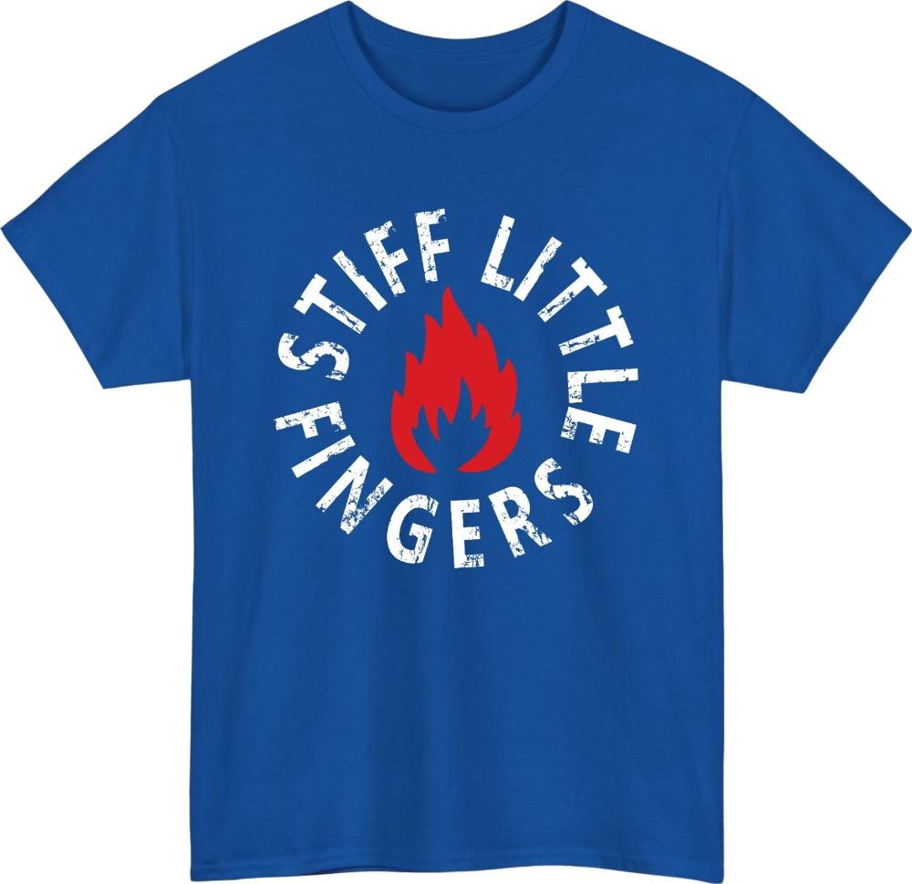 Stiff Little Fingers Retro Band Unisexs Tshirt Lovers Pure Cotton Summer Couple Streetwear Shirts Oversized Graphic T Shirts