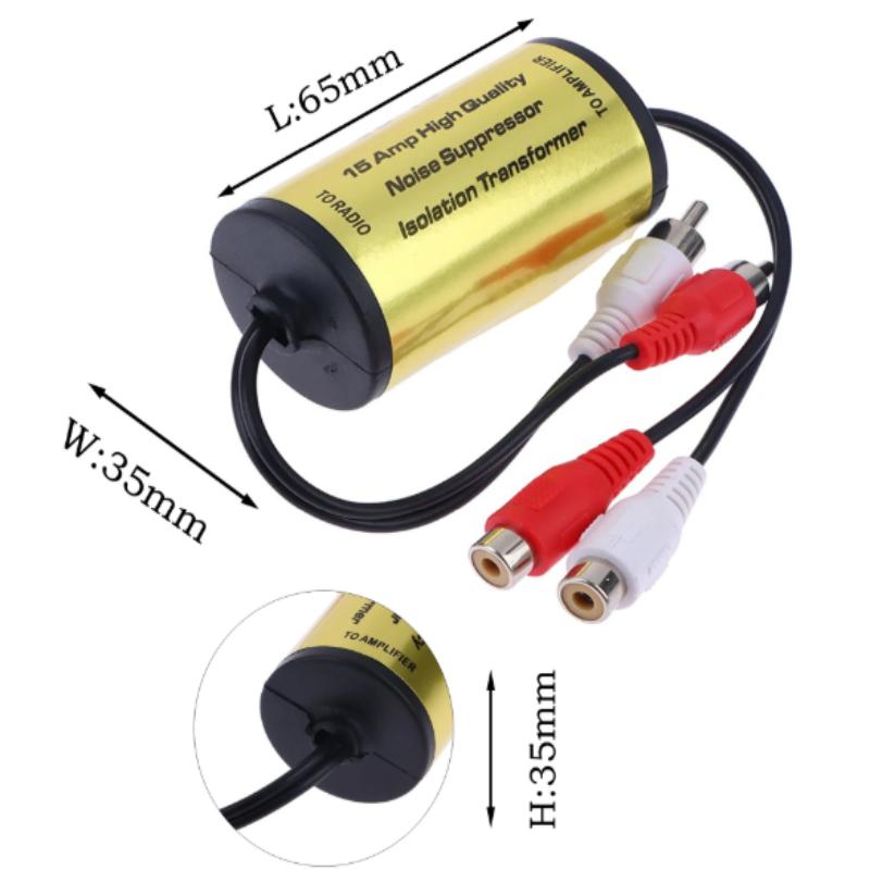 Rca Audio Noise Filter Suppressor Ground Loop Lsolator For Car And Home Stereo Car Audio Filter Noise Filter
