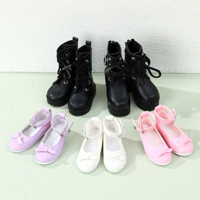 Fashion 1/3 5 Styles Differents Color Play House Accessories 60cm Doll Boots Fabric Shoes