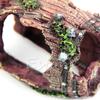 Aquarium Decoration Resin Broken Barrel Fish for Tank Ornament Vivid Details Betta Accessories Aquatic Caves Fish Hideou