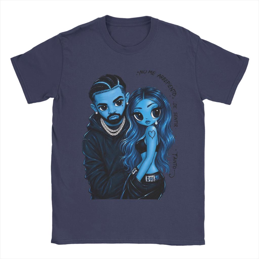 Karol G Cartoon Blue Music Unisexs T Shirt Awesome Tee Shirt Short Sleeve Crew Neck Tshirts Pure Cotton Gift Idea Tops