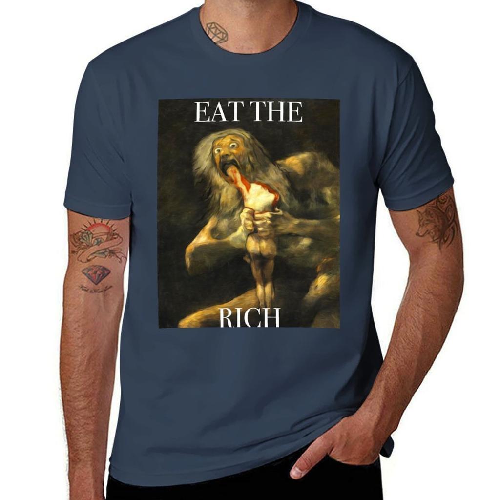 Eat The Rich TShirt Basic Crew Neck Short Sleeve Top
