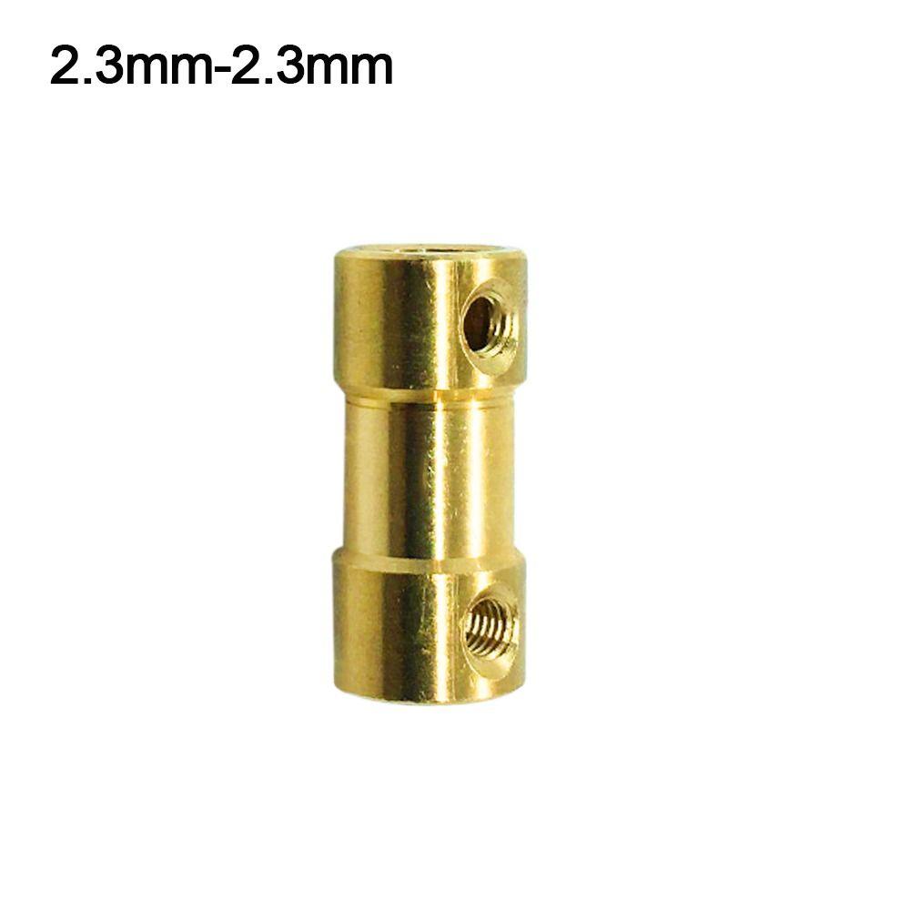 Drive Shaft 2mm 5 Connectors Motor Shaft Coupling Coupler Brass Flexible Connector Reducer