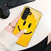 Smiling face pattern Exquisite luxury Highend PhoneCase Glass PhoneCase for Samsung Galaxy S26 S25 S24 S23 S22 S21 FE,Ultra,Plus