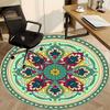1PC Mandala Pattern Chair Carpet for Office, Indoor Non-Slip Washable Carpet, Soft Comfortable Mat For Office Room yy250930232