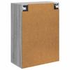 Wall Mounted Cabinet Grey Sonoma 66 x 34.5 x 90 cm Engineered Wood