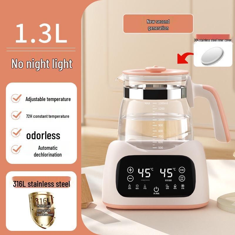 Multi-Functional Electric Kettle & Baby Formula Maker - Constant Temperature Tea Brewer & Health Pot.