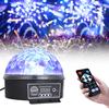 DMX512 LEDs Ball Stage Light with Remote Control 6 Channel Sound Activated Party Lights 6 Colors