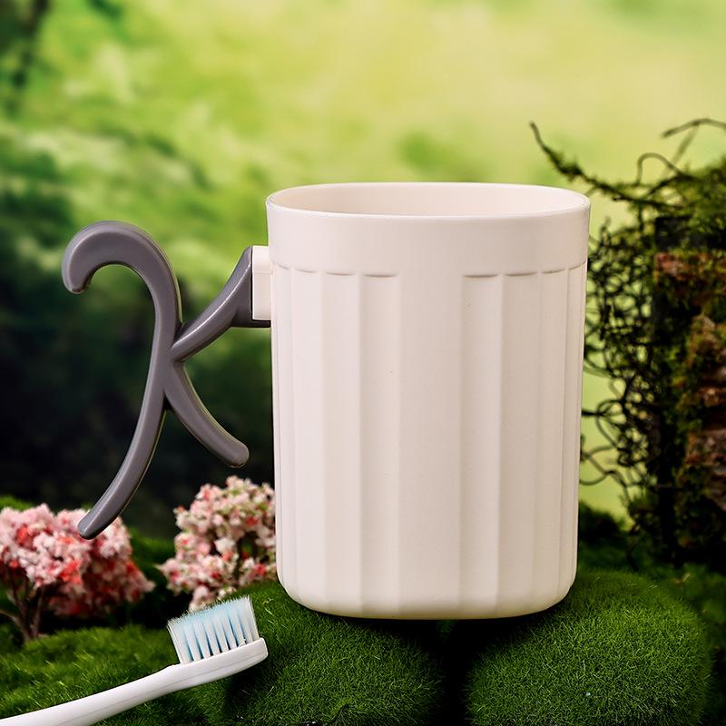 Modern Ins Style Plastic Toothbrush & Mouthwash Cup - Home Use Couples Tooth Mug
