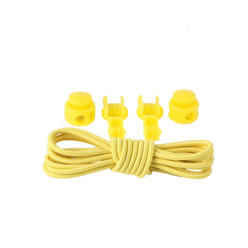 Elastic Shoelaces For Round Shoelaces Without Ties Stretching Lock Kids Adult Lazy Shoes Lace Accessories 1 Pair