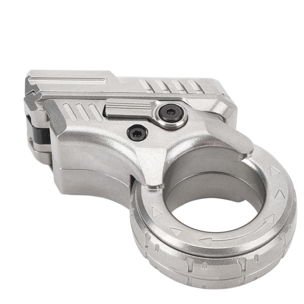 Brinquedo Anel Roda Catraca Aço Inoxidável Multifuncional Alívio de Estresse Descompressão Ponta do Dedo Catraca