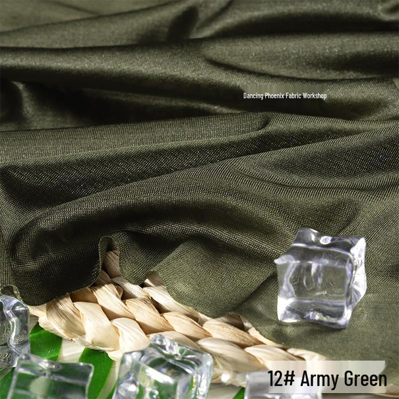 40D Warp-Knitted High-Elasticity Luster Chiffon Lining - Silky, Breathable Fabric for Dresses