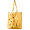 Cute Foldable Cartoon Bear Shopping Bag Reusable Waterproof Tote Bag Cotton Filling Large Capacity Grocery Bag