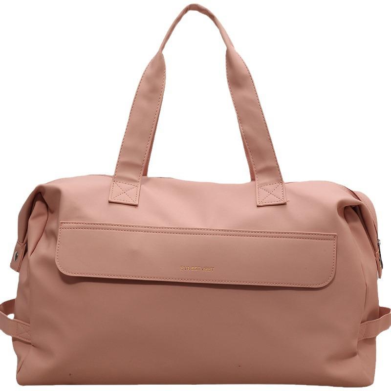 Kurzreise-Tasche Große Kapazität Damen-Reisetasche Leichte Gepäcktasche Einfarbige Handtasche Schultertasche