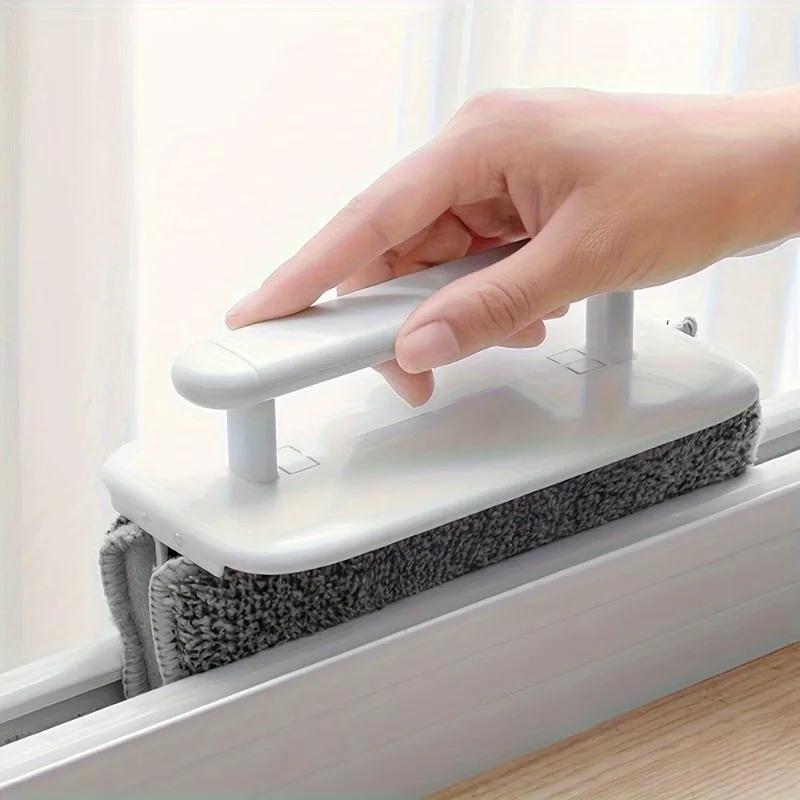 Xiaomi 2/1pcs Cleaning Brush Set with Handle and 1 Microfiber Cloth - Easy Slide Scraper Family Living Efficient Sliding Door
