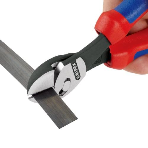 KNIPEX Twin Force Nippers, 180mm, 7372180BK
