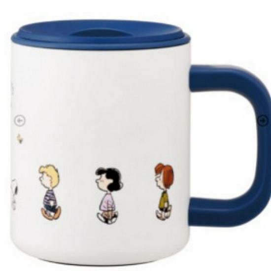 Japanese Skater Stainless Steel Insulated Coffee Mug with Lid & Handle, 330ml No Specification