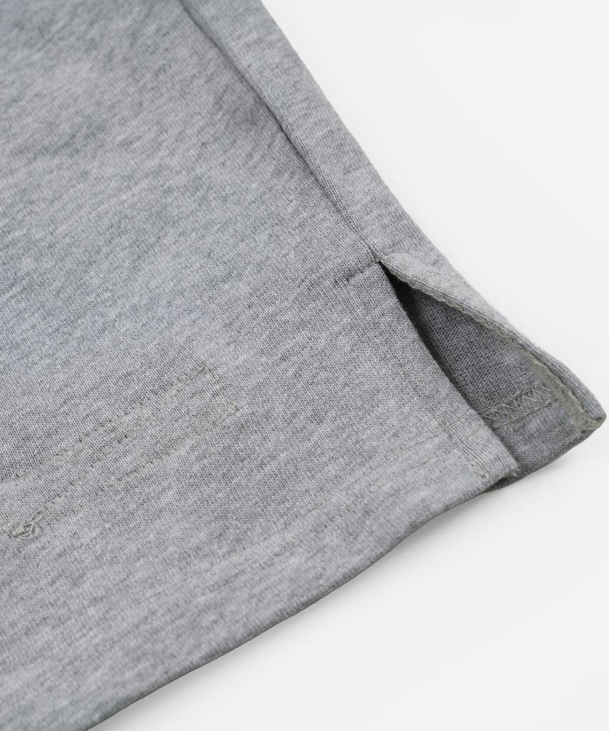 FRIZMWORKS 10S Solid Henley Neck Tee _ Gray