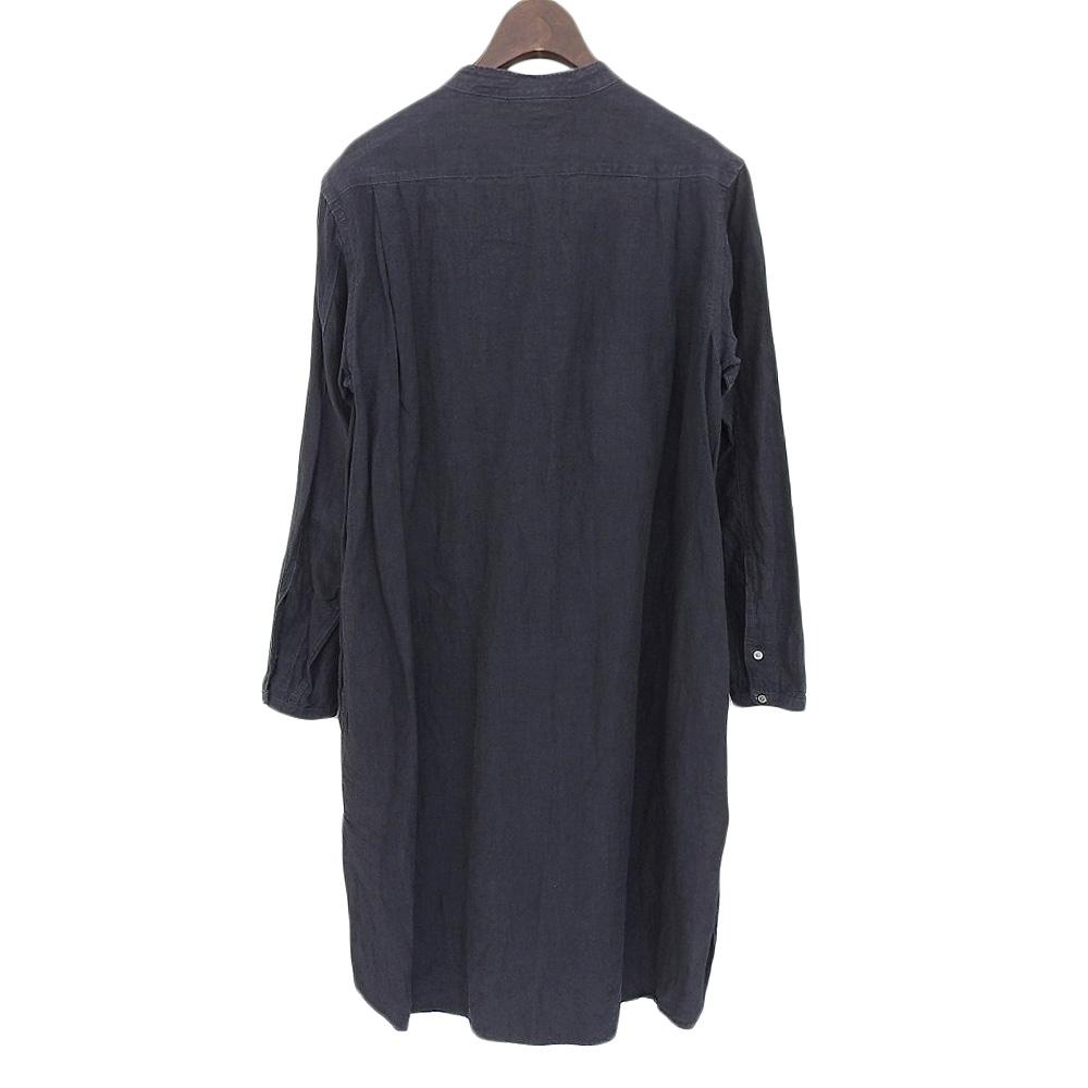 Veritecoeur Women's Linen Shirt Dress, Charcoal Gray, Size F (VC-1254) dress F Charcoal grayUsed