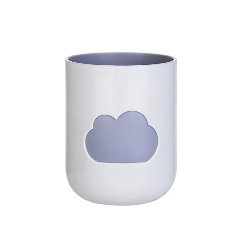 

Cloud Pattern Toothbrush Cup Big Mouth Couples Cups Plastic Wash Tooth Mug Bathroom Supplies Household Daily Tools