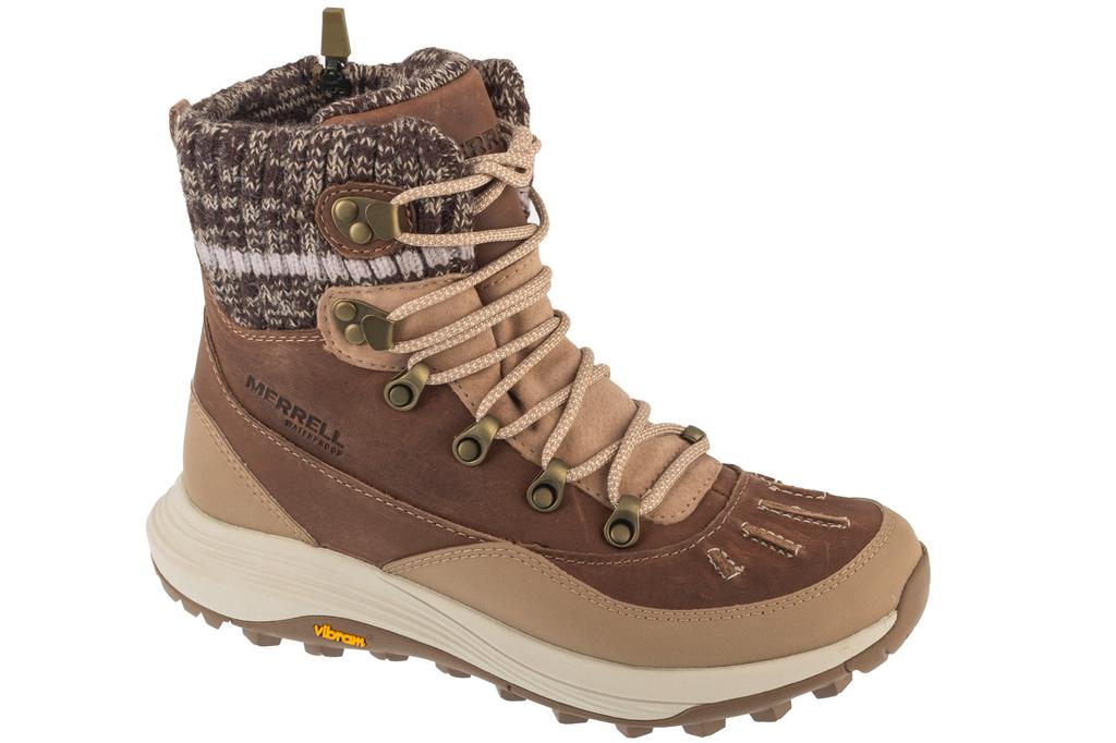 Merrell Siren 4 Thermo Mid Zip WP, Womens Beige Trekking Shoes