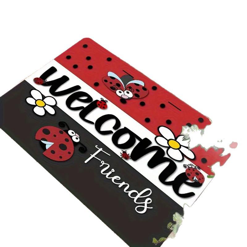 American Style Entryway Mat - Decorative, Wear & Dirt-Resistant, Easy to Clean