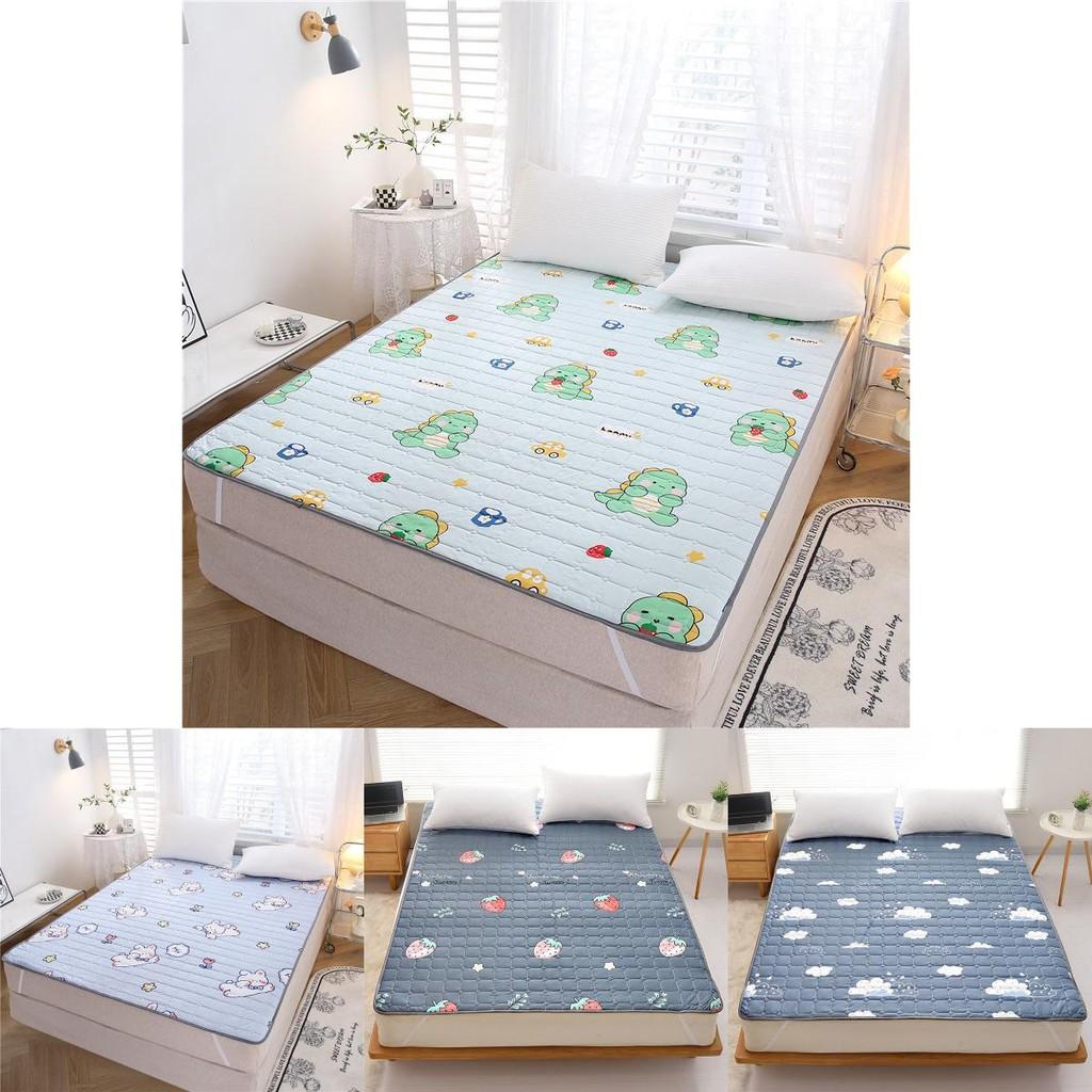 Snoopy Cartoon Mattress Pad With Thick Teflon Fabric For Home And Dorm Use