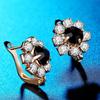 Sace Gems Classic Flowers Copper Alloy Zircon Earrings for Women Wedding Party Gifts
