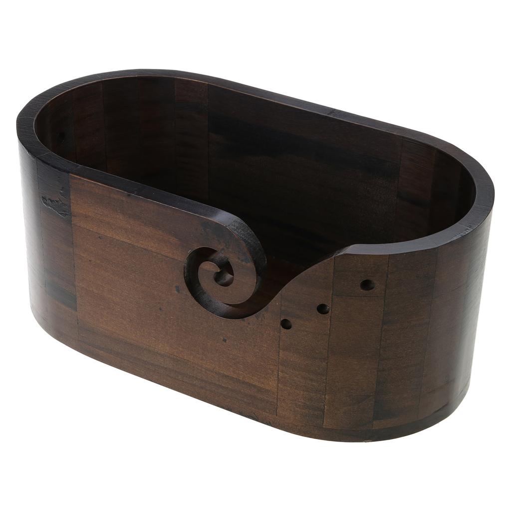 Oval Knitting Bowl Crocheting Bowl Wool Yarn Bowl Holder Knitting Bowl Wool Storage Bowl Knitting Accessories for Daily