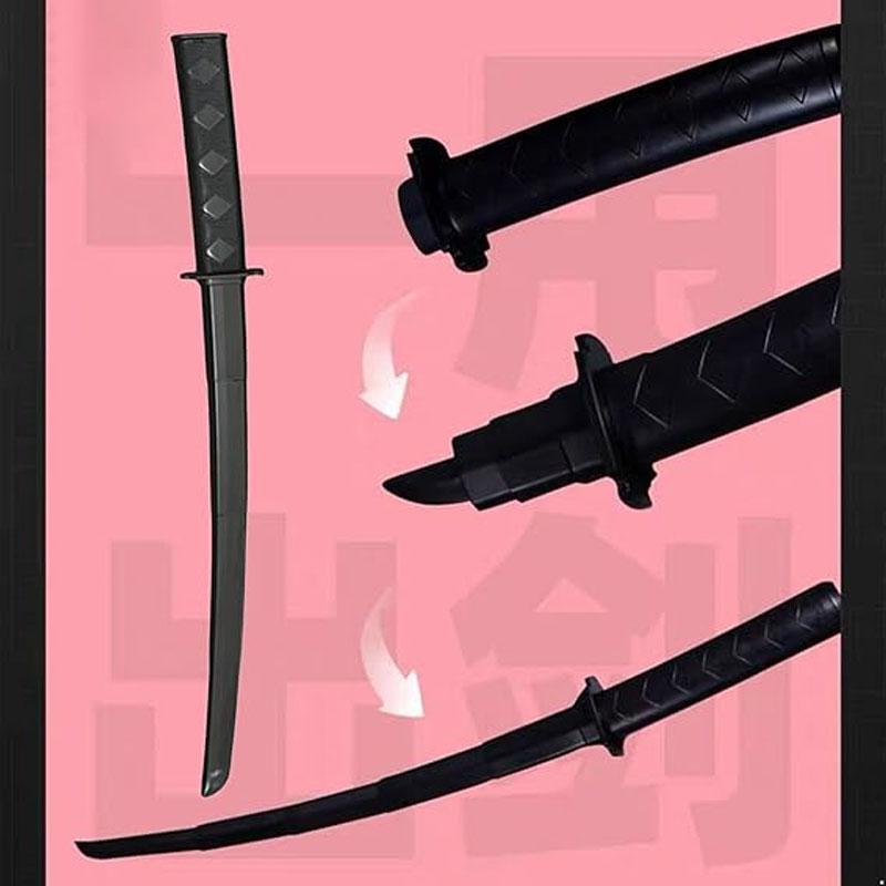 3D Gravity Knife Katana Set 1/2/3 PCS Options - Stretchable Cos Decompression Retractable Sword Toys Creative Gift for Friends