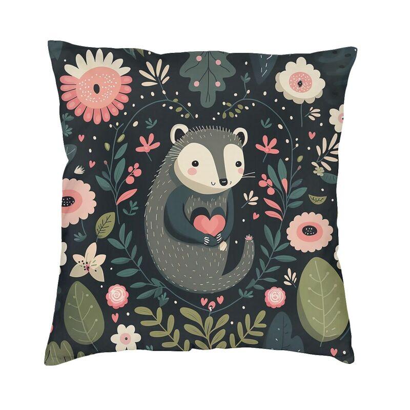 The Hungry Opossum Cushion Cover Two Side Printing Animal Pet Throw Pillow Case For Living Room Cool Pillowcase Home Decor