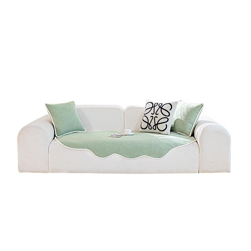 Special-Shaped Chenille Sofa Cushion New 2024 Four Seasons Universal Cushion Anti-Slip Tape Simple Modern Sofa Cover