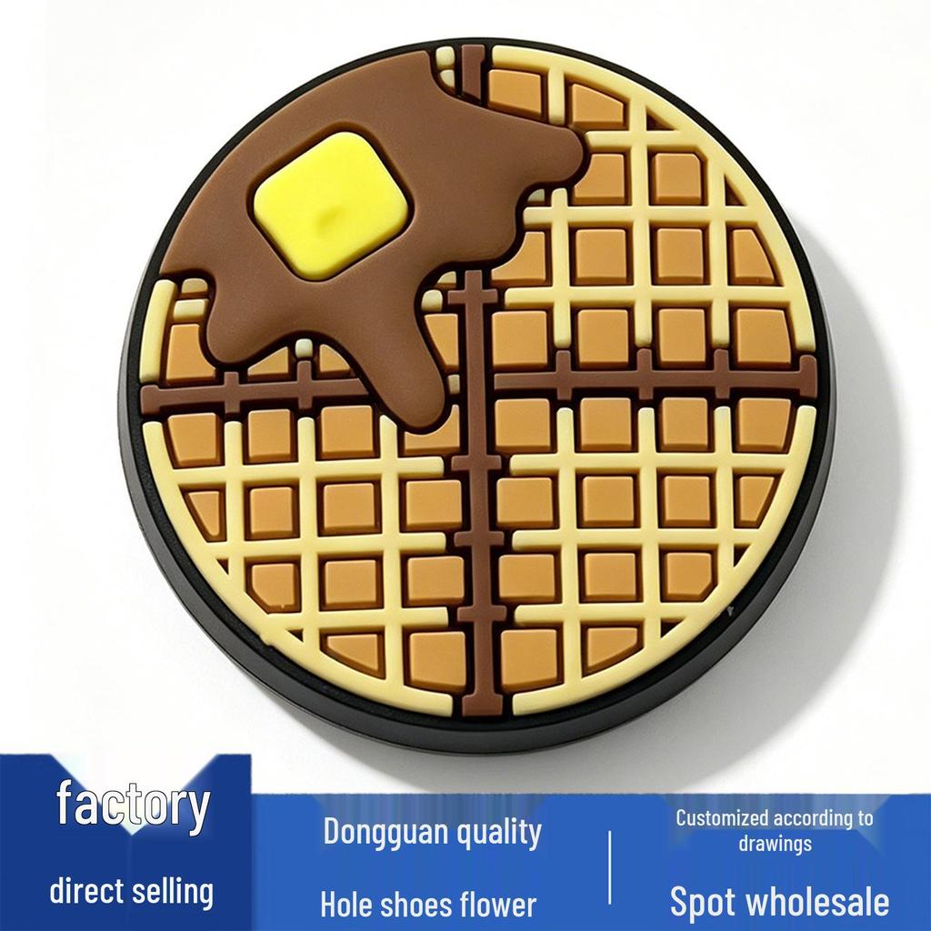 New Crocs Flower Charms: Cute, Versatile PVC Food Series Buckles for Crocs Shoe Decorations