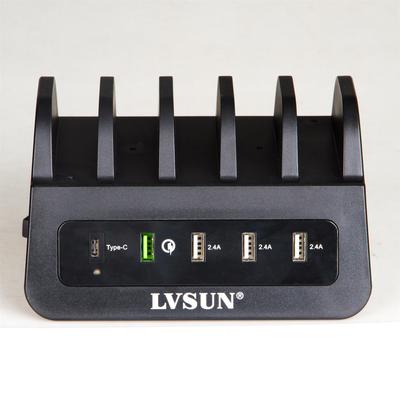 Smart 10-Port USB Charging Station CS52QT Black