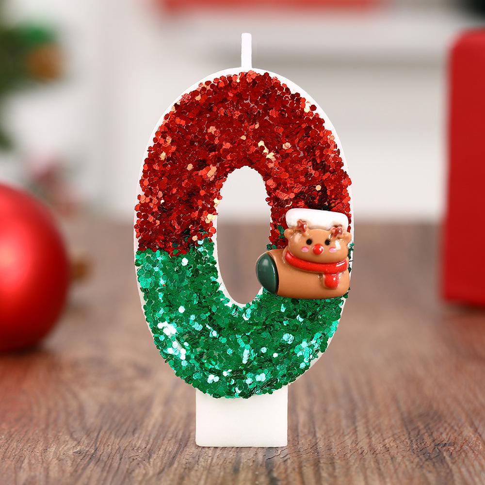 Creative Cartoon Deer Christmas Stockings Cake Decoration Candles – Perfect for Holiday Parties