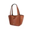 Coach Mini Wallet On Chain Signature Canvas Brown Black Gold Hardware CBH00-IMTN2